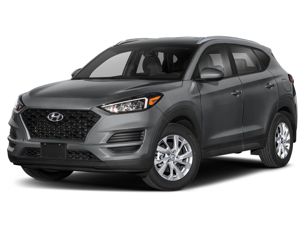 2021 Hyundai Tucson Value in Gray — front three-quarter view