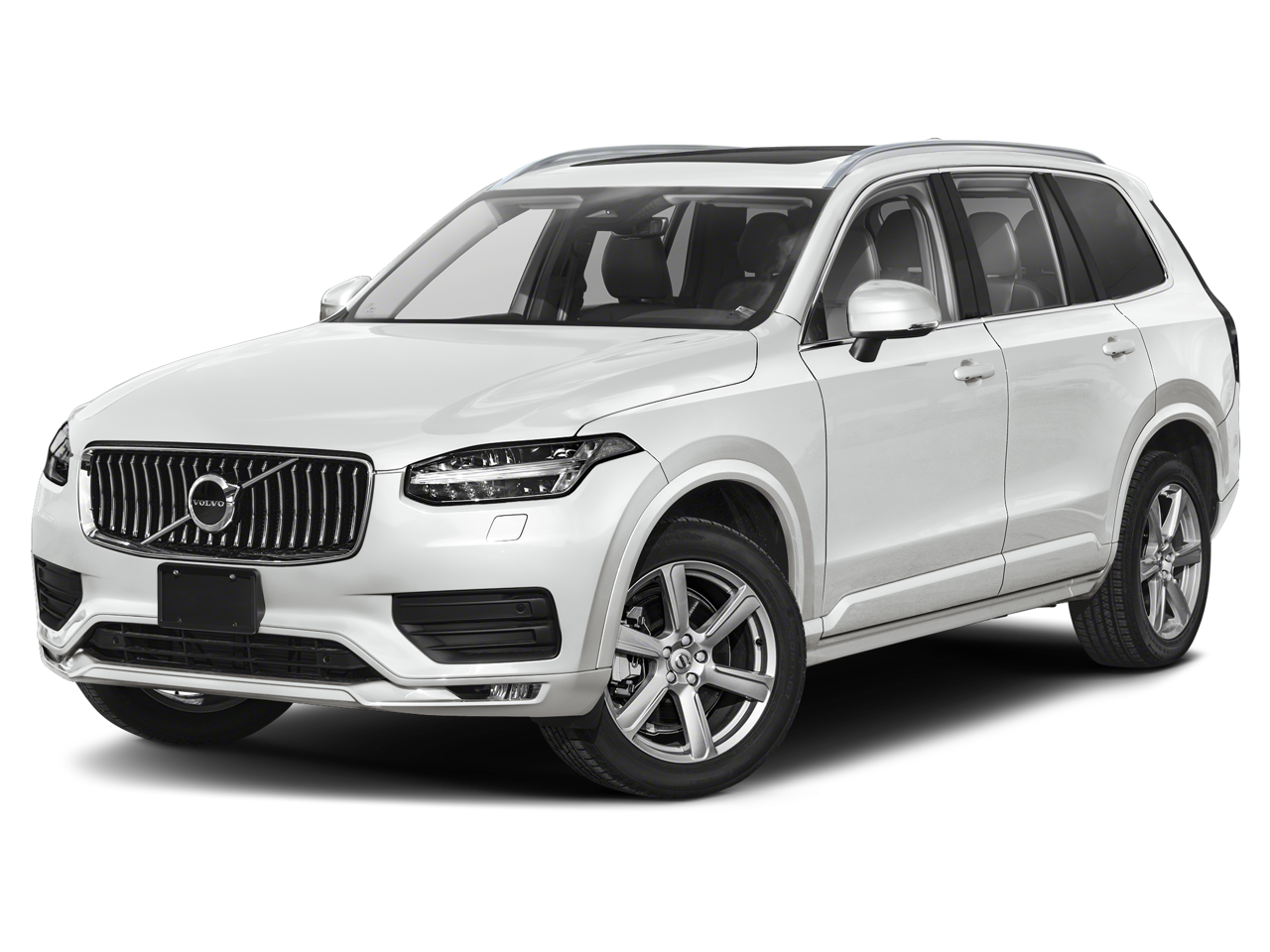 2023 Volvo XC90 Plus in White — front three-quarter view
