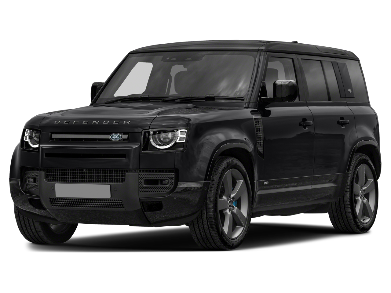 2023 Land Rover Defender X-Dynamic SE in Silver — front three-quarter view